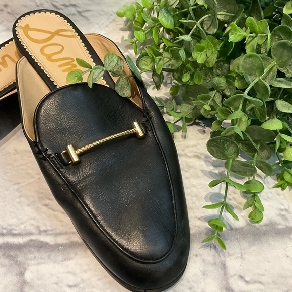 SAM EDELMAN ** Laurna Leather Mules Size 8-1/2 - Picture 4 of 8